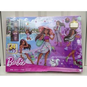 Barbie Holiday Advent Calendar 24 Day Fashion Surprises w/ Doll & Accessories